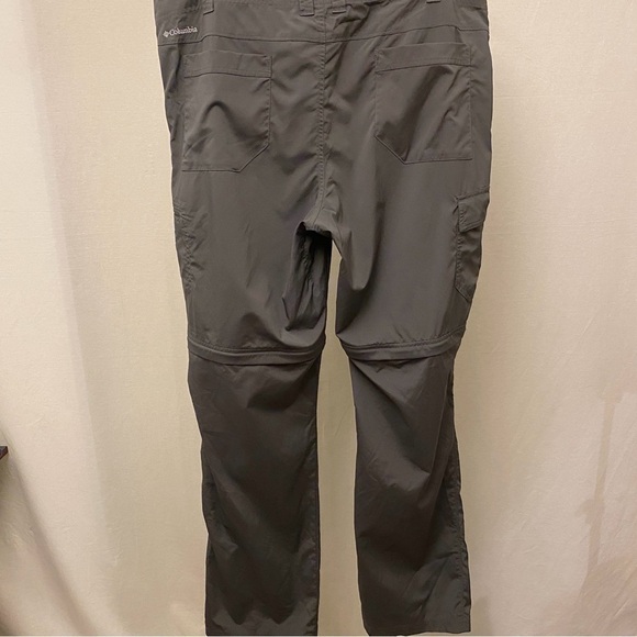 Columbia 42x34 Convertible Active Pants Omni-Shade Mens Lightweight Zip Gray - Picture 11 of 12